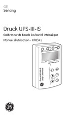 GE Druck UPS-III-IS Manuel D'utilisation