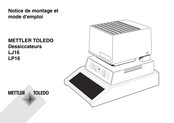 Mettler Toledo LP16 Notice De Montage Et Mode D'emploi