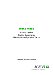 Keba KeContact KC-P30 Manuel De Configuration