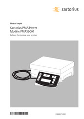 Sartorius PMA35001 Power Mode D'emploi