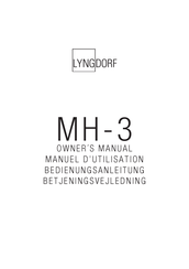 Lyngdorf MH-3 Manuel D'utilisation