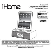 iHome iD85 Démarrage Rapide