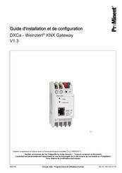 ProMinent Weinzierl KNX Guide D'installation Et De Configuration