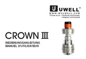 UWELL Crown III Manuel D'utilisateur