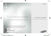 Samsung GE109MST1 Mode D'emploi Et Guide De Cuisson