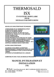 THERMOSALD ISX Manuel D'utilisation Et Installation