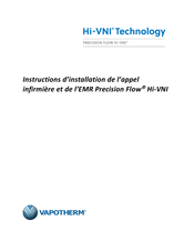 Vapotherm Precision Flow Hi-VNI Instructions D'installation