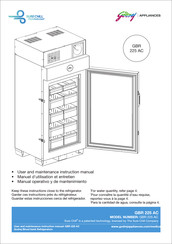 Godrej Appliances GBR 225 AC Manuel D'utilisation Et Entretien