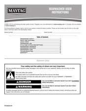 Maytag MDB8959SFH Instructions D'utilisation