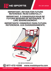 MD SPORTS BG144Y20003 Instructions D'assemblage