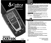 Cobra microTALK CXR750C Manuel D'utilisation