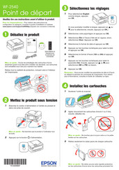 Epson WF-2540 Mode D'emploi