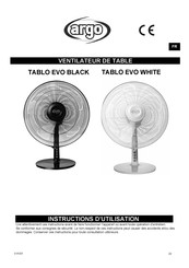 Argo TABLO EVO Instructions D'utilisation