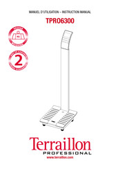 Terraillon TPRO6300 Manuel D'utilisation