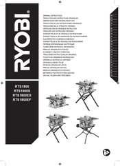 Ryobi RTS1800ES Traduction Des Instructions Originales