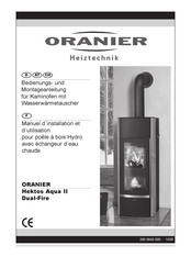 Oranier Hektos Aqua II Dual-Fire Manuel D'installation Et D'utilisation