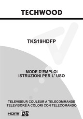 TECHWOOD TKS19HDFP Mode D'emploi