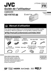 JVC Everio GZ-VX755 Guide De L'utilisateur