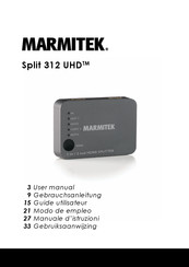 Marmitek Split 312 UHD Guide Utilisateur