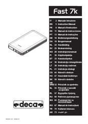 Deca Fast 7k Manuel D'instruction