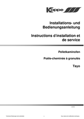 Koppe Tayo Instructions D'installation Et De Service