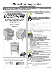 Quadra-Fire 5700 Série Manuel Du Propriétaire, Entretien Et Utilisation