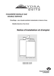 Chaffoteaux & Maury Calydra delta 2.24 FF Notice D'installation Et D'emploi