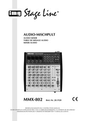 IMG STAGELINE MMX-802 Mode D'emploi