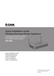 D-Link DSR-250N Guide D'installation