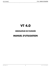 Oceanic VT 4.0 Manuel D'utilisation