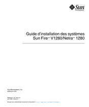 Sun Microsystems Netra 1280 Guide D'installation