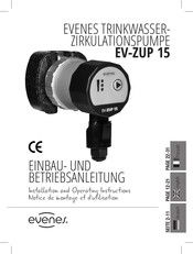 evenes EV-ZUP 15 PLUS Notice De Montage Et D'utilisation