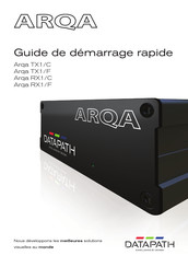 Datapath Arqa RX1/F Guide De Démarrage Rapide