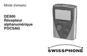 SwissPhone DE900 Mode D'emploi