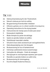 Miele TK 111 Mode D'emploi