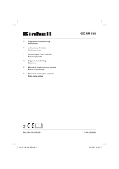 EINHELL GC-RM 500 Instructions D'origine