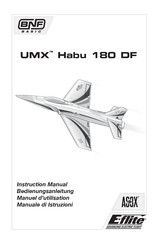 Horizon Hobby E-Flite UMX Habu 180 DF Manuel D'utilisation