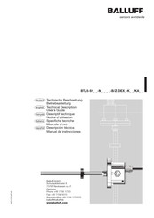 Balluff BTL5-S1 Série Notice D'utilisation