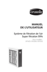 Epurair EP2532 Manuel De L'utilisateur