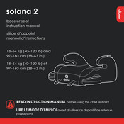 Diono Solana 2 Manuel D'instructions