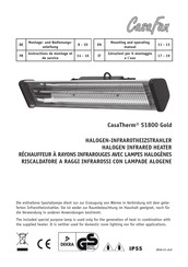 CasaFan CasaTherm S1800 Gold Instructions De Montage Et De Service