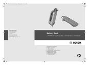 Bosch Battery Pack 1 270 020 500 Notice Originale