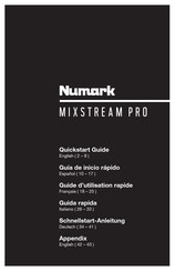 Numark Mixstream Pro Guide D'utilisation Rapide