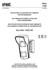 Urmet 1033/136 Manuel D'installation Et D'utilisation