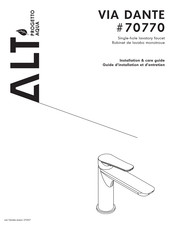 Alt VIA DANTE 70770 Guide D'installation Et D'entretien