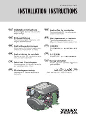 Volvo Penta D3 290/DP Instructions De Montage