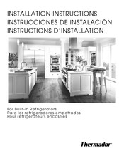 Thermador T42BD820NS Instructions D'installation