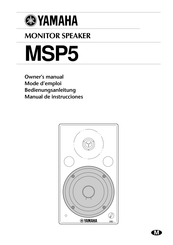 Yamaha MSP5 STUDIO Mode D'emploi