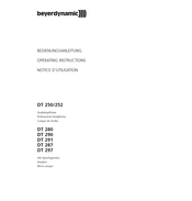 Beyerdynamic DT 287 Notice D'utilisation