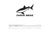 Chris Benz DEPTHMETER Chronograph 300M Mode D'emploi